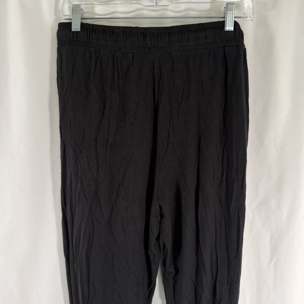 nuuds Pajama Pants Women's Medium Black Drawstring Pull On Pockets Soft - Picture 7 of 8